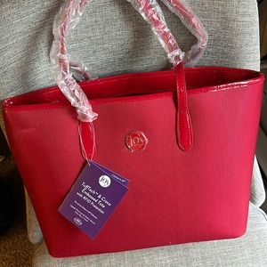 Red Joy Mangano Tote | Brand New